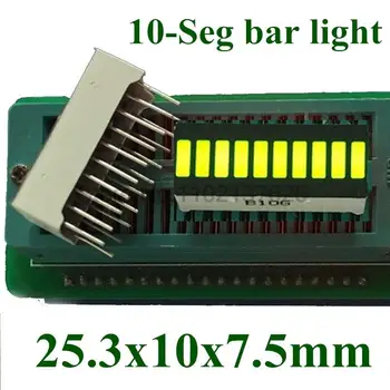 Цифровая сегментная светодиодная панель Green10 grid 10 плоская трубка 25x10 мм красный свет плоская трубка с поверхностью в десять ячеек