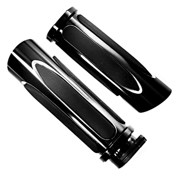 Черный мелкий вырез, Черные мягкие на ощупь удобные ручки, рукоятка для Harley Sportster 883 Dyna Custom